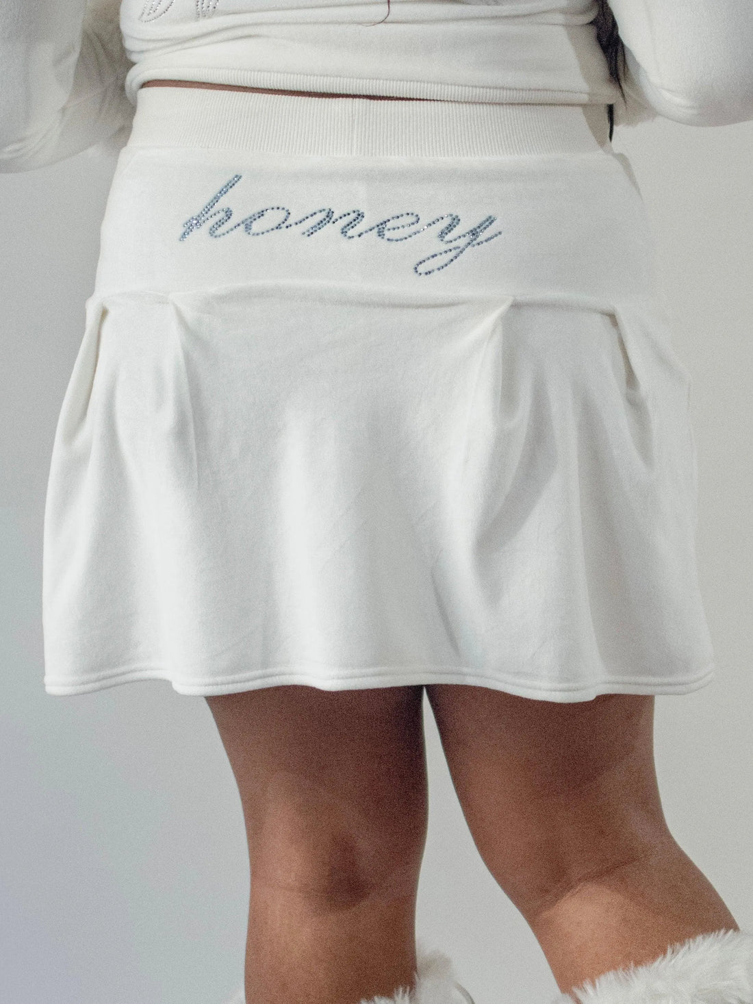 "4ngel Tracksuit skirt limited edition - Honey&